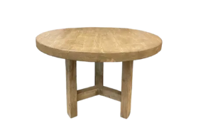 Lawrence Round Reclaimed Wood Dining Table