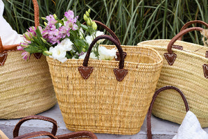 Deep straw market bag