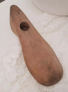 Antique wooden shoe mold