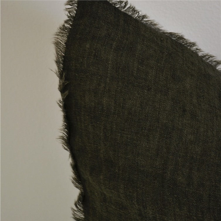 Lina Linen Pillow Avocado