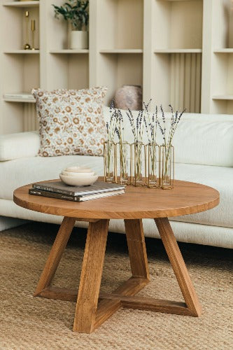 Lydia teak coffee table