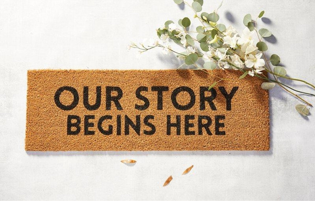 our story begins here doormat