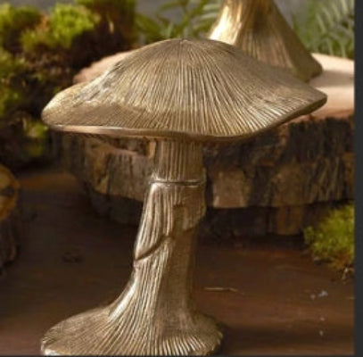 Lichen mushroom figurine