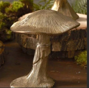 Lichen mushroom figurine