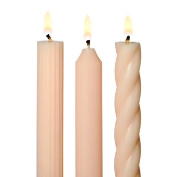 ASSORTED CANDLE TAPERS 3-PACK