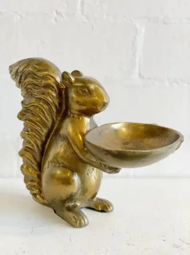 Antique Brass Large Squirrel