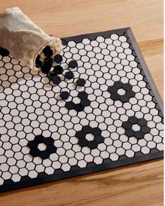 Letterfolk tile mat