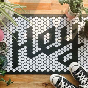 Letterfolk tile mat