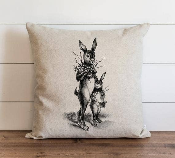 Vintage Bunnies Cushion