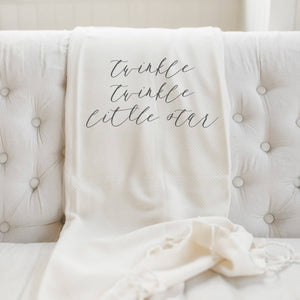 Twinkle twinkle little star lightweight throw blanket