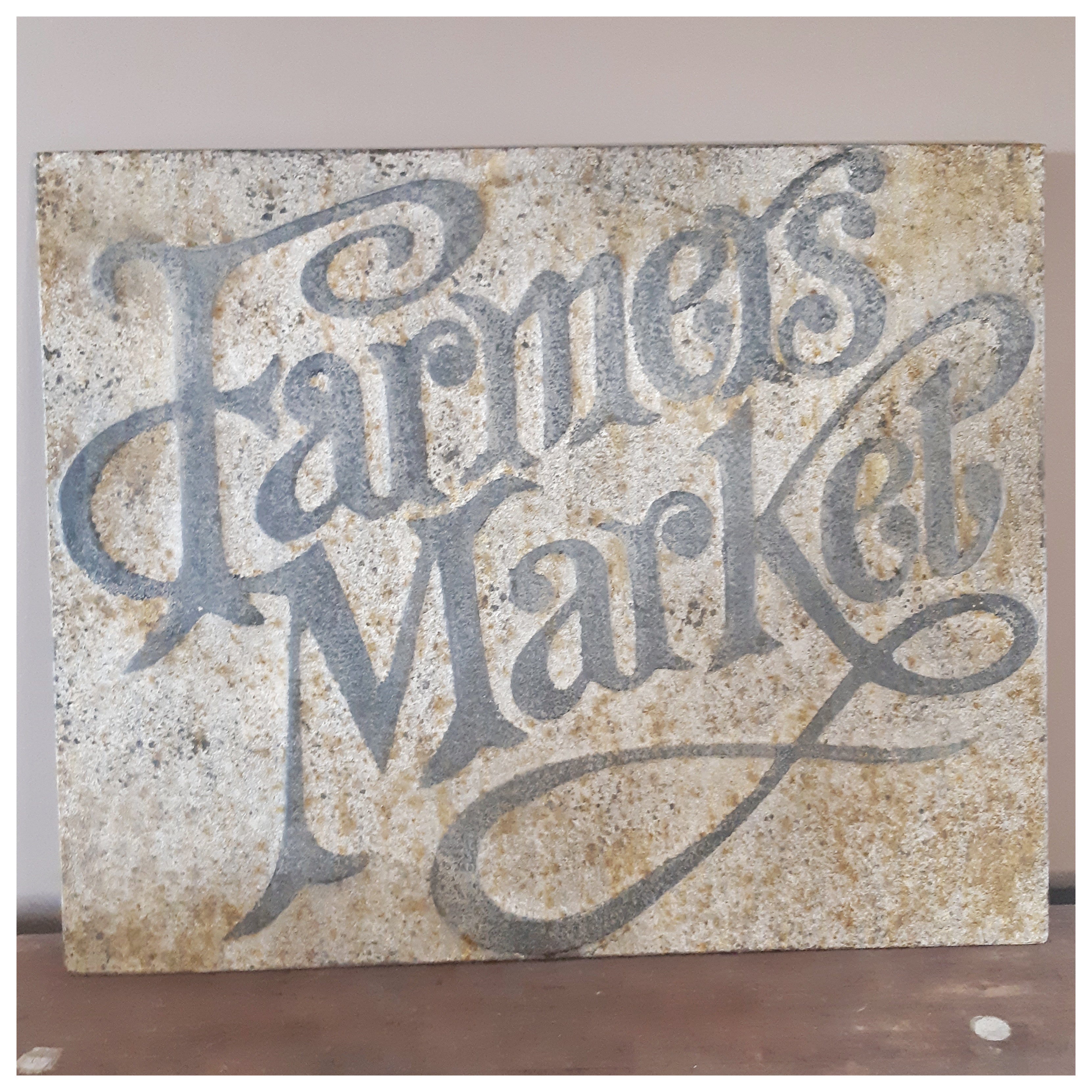 Farmer's market Vintage sign