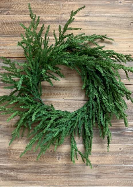 Real touch fir wreath