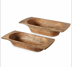 Wood Dough bowl (2 sizes)