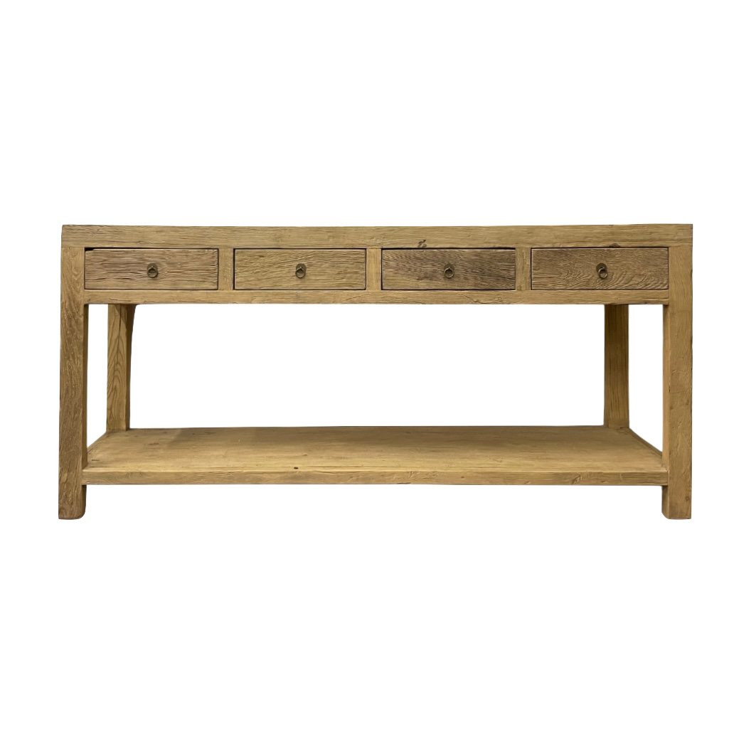 Sutton reclaimed wood console table (special order)