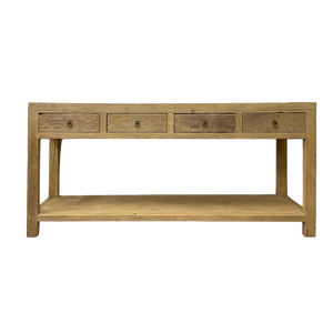 Sutton reclaimed wood console table (special order)