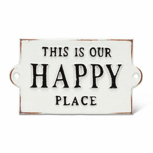 This is our Happy Place Sign