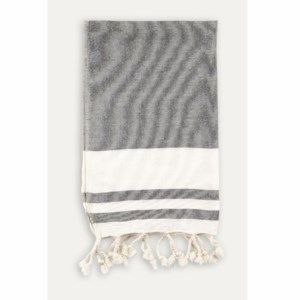 Turkish Hand Towel - Classic - Black