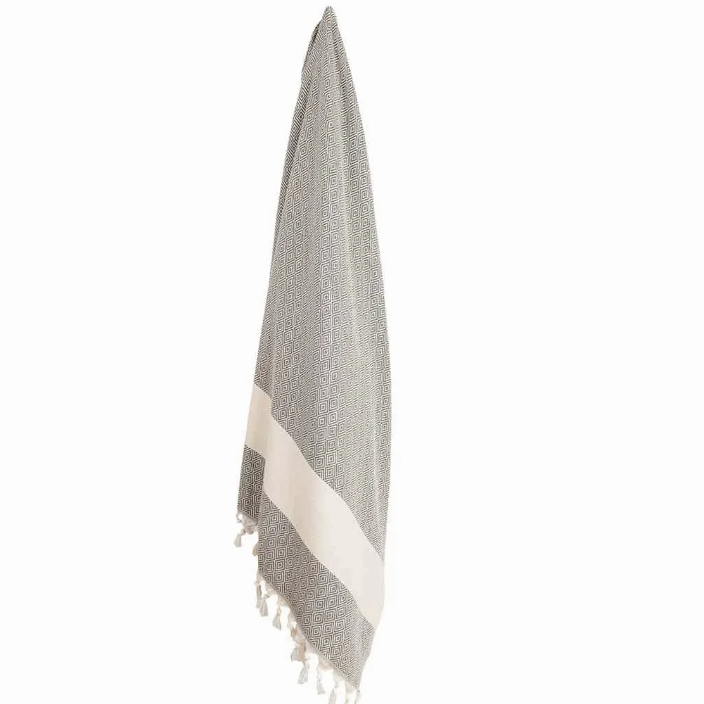 Turkish Towel/Throw, Slate TTD4