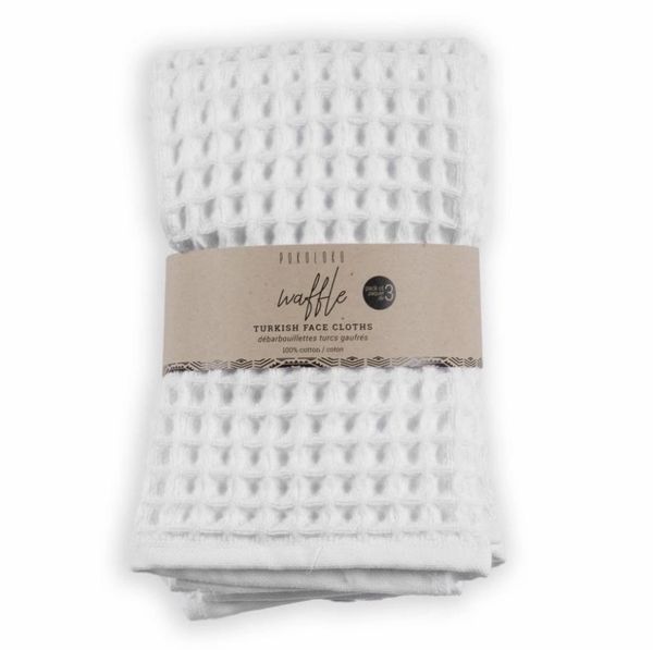 Waffle Face Towel - Pack of 3 -