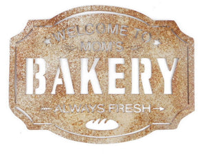 Mom's bakery sign