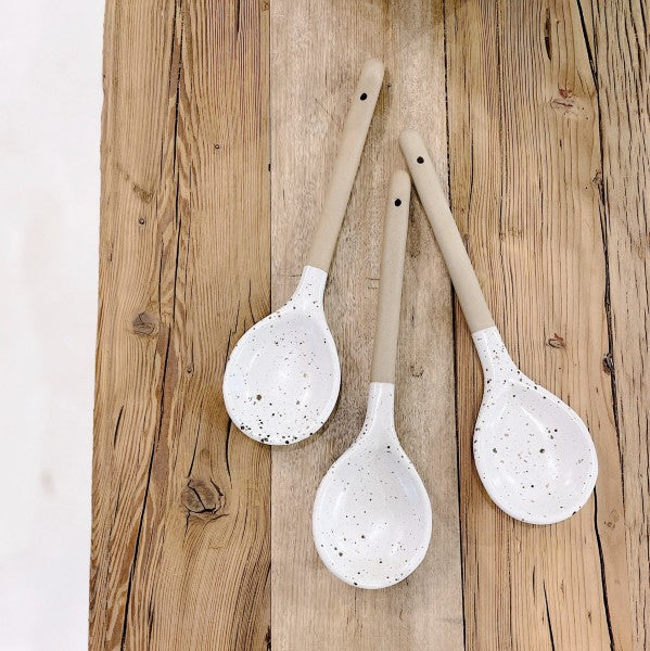 Stoneware spoon – Vintage Peony
