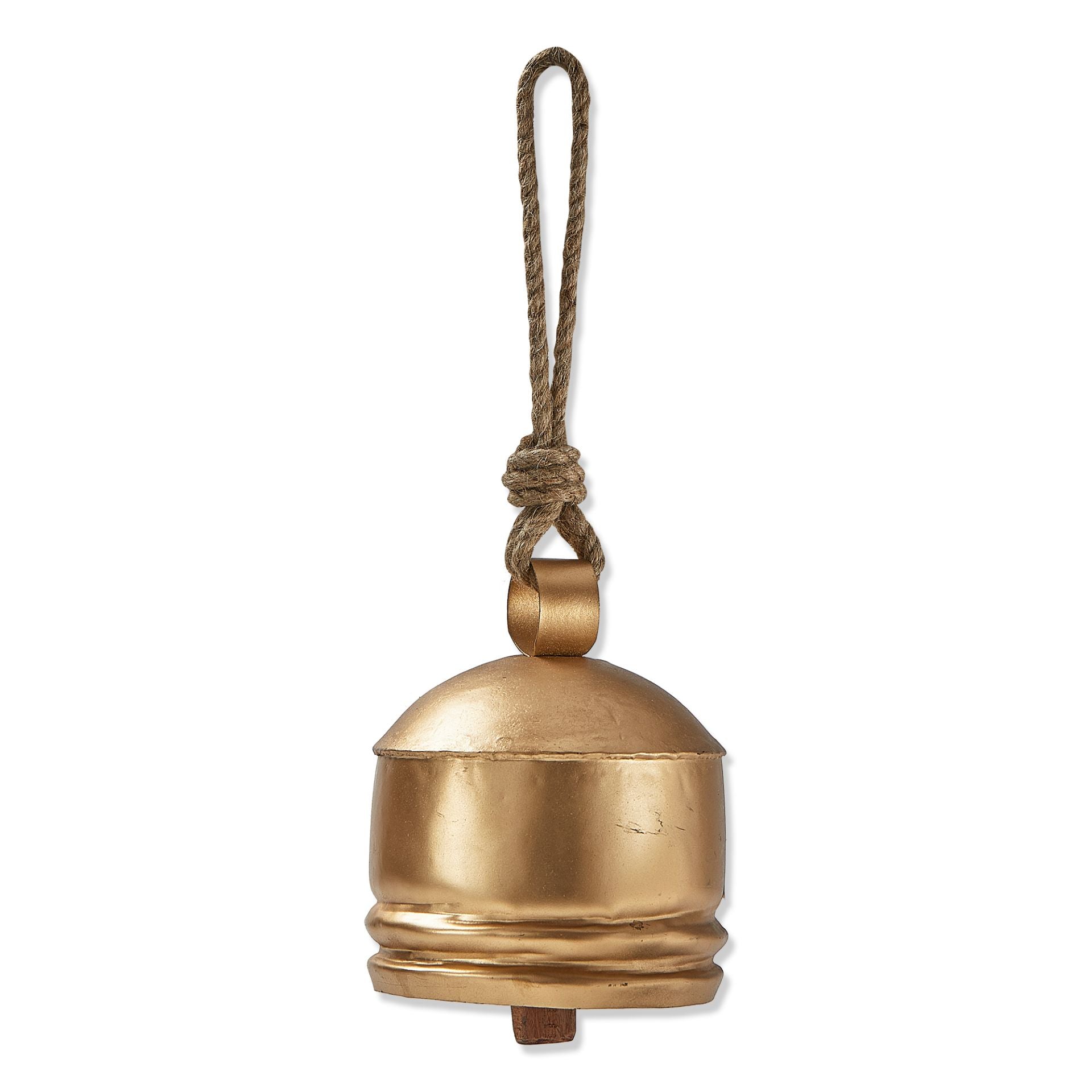 Classic artisan made bell large - antique gold
