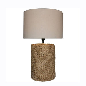 Concrete Table Lamp with a Rope Design