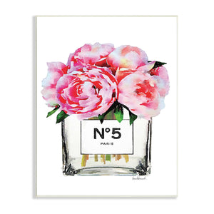 Glam Paris vase with Pink Peony Wall Plaque
